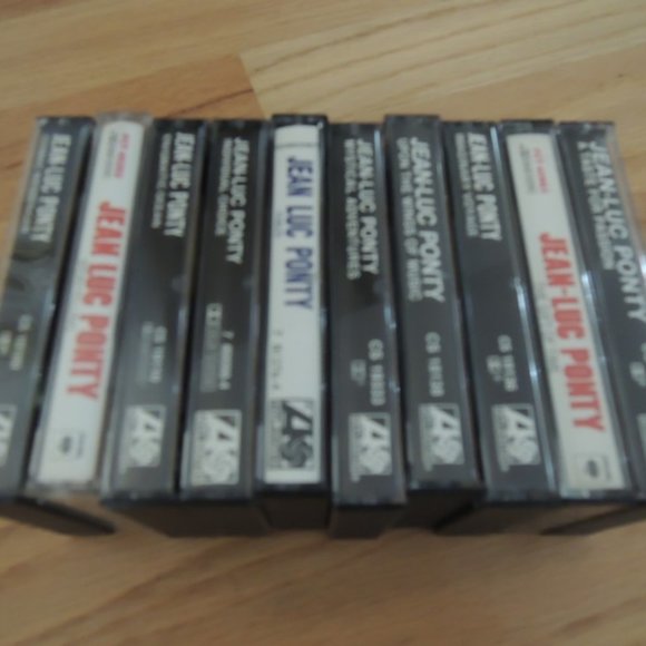 Jean Luc Ponty Lot 10 Cassette Tapes Atlantic + Columbia Label - Never Used - Picture 8 of 9
